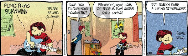 The Buckets on Saturday April 2, 2016 Comic Strip