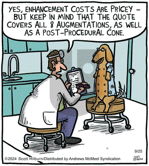 The Argyle Sweater - Wednesday September 25, 2024 Comic Strip