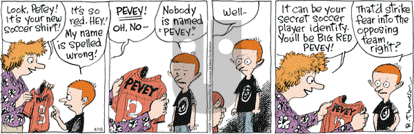 Cul de Sac on Monday April 16, 2018 Comic Strip