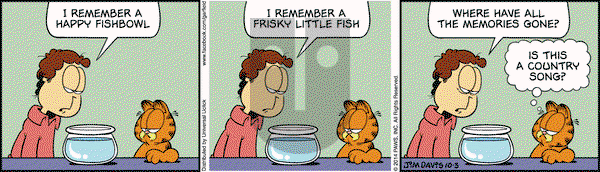 Garfield on Friday October 3, 2014 Comic Strip