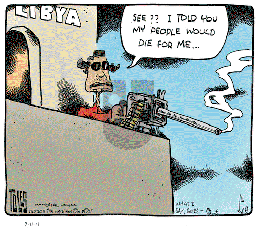 Tom Toles on Friday March 11, 2011 Comic Strip