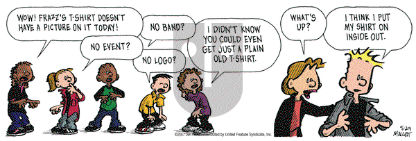 Frazz on Tuesday May 29, 2007 Comic Strip
