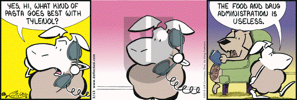 DeFlocked on Tuesday March 13, 2018 Comic Strip