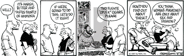 Betty on Thursday August 28, 1997 Comic Strip