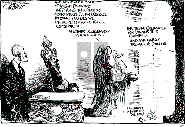 Pat Oliphant - Tuesday June 2, 1998 Comic Strip