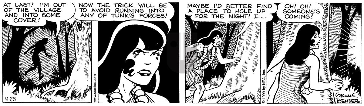 Alley Oop - Thursday September 23, 1999 Comic Strip