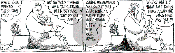 The Grizzwells on Wednesday July 30, 2008 Comic Strip