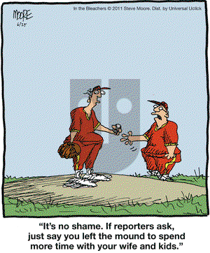 In the Bleachers on Saturday June 25, 2011 Comic Strip