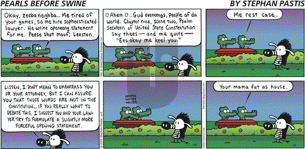 Pearls Before Swine on Sunday June 5, 2005 Comic Strip