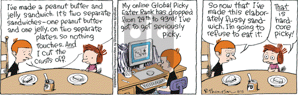 Cul de Sac on Saturday August 15, 2009 Comic Strip