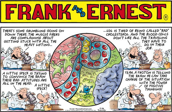 Frank and Ernest on Sunday November 16, 2014 Comic Strip