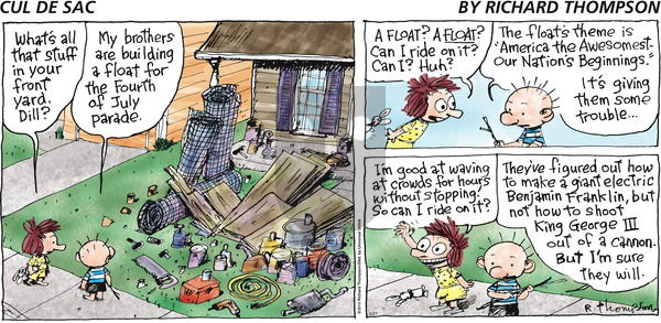 Cul de Sac on Sunday June 27, 2010 Comic Strip