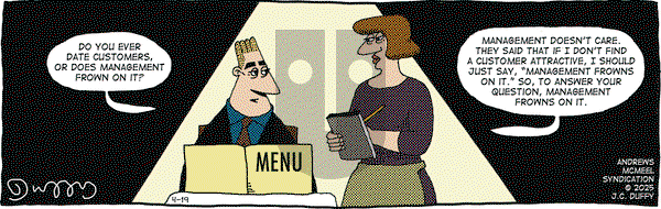 The Fusco Brothers on Saturday April 19, 2025 Comic Strip