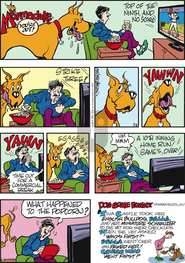 Marmaduke on Sunday July 6, 2014 Comic Strip