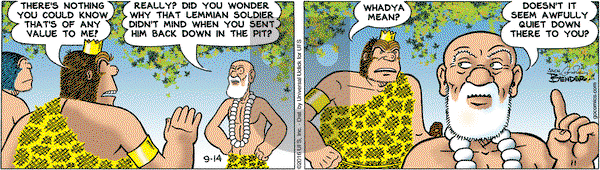 Alley Oop on Wednesday September 14, 2016 Comic Strip