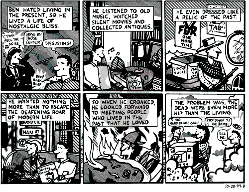 Ted Rall on Monday November 3, 1997 Comic Strip