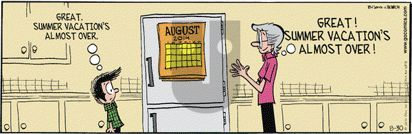 Grand Avenue on Saturday August 30, 2014 Comic Strip