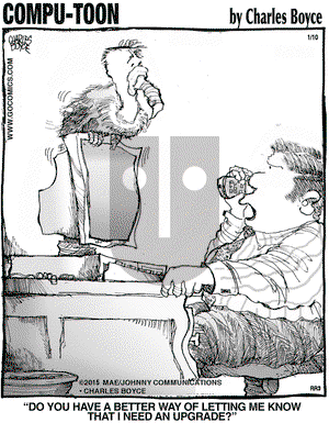 Compu-toon on Saturday January 10, 2015 Comic Strip