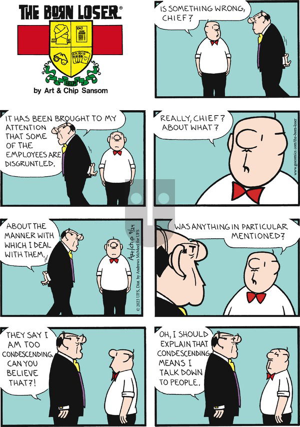 The Born Loser - Sunday September 24, 2023 Comic Strip
