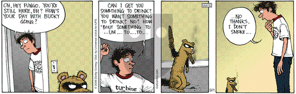 Get Fuzzy on Monday September 1, 2014 Comic Strip