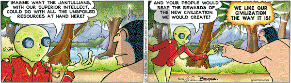 Alley Oop on Saturday December 24, 2016 Comic Strip