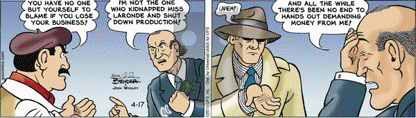 Alley Oop on Friday April 17, 2015 Comic Strip