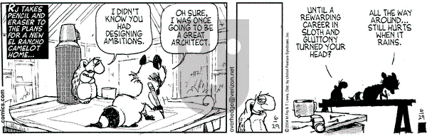 Over the Hedge on Tuesday June 29, 2004 Comic Strip