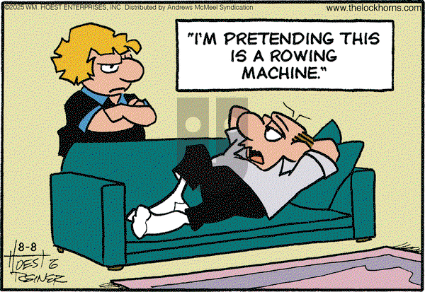 The Lockhorns on Friday August 8, 2025 Comic Strip