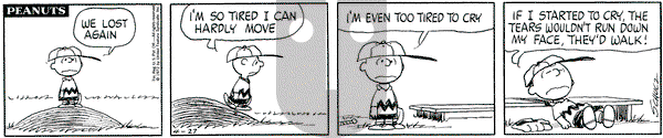 Peanuts - Thursday April 27, 1972 Comic Strip