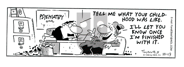 Frank and Ernest on Saturday October 19, 1996 Comic Strip