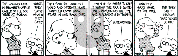 FoxTrot on Friday May 7, 1993 Comic Strip