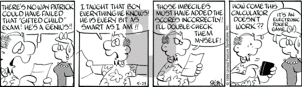 Drabble on Thursday May 23, 1996 Comic Strip