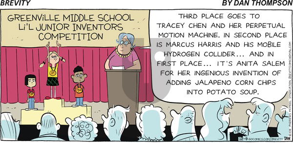 Brevity on Sunday December 9, 2018 Comic Strip