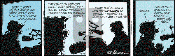Doonesbury on Wednesday April 4, 2007 Comic Strip