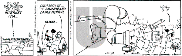 Over the Hedge on Monday May 24, 1999 Comic Strip