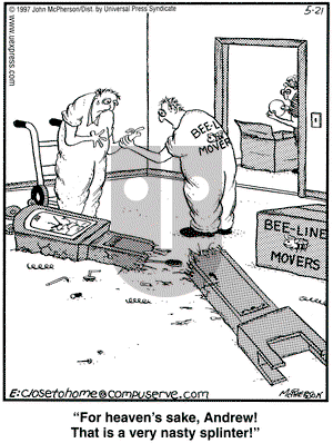 Close to Home on Wednesday May 21, 1997 Comic Strip
