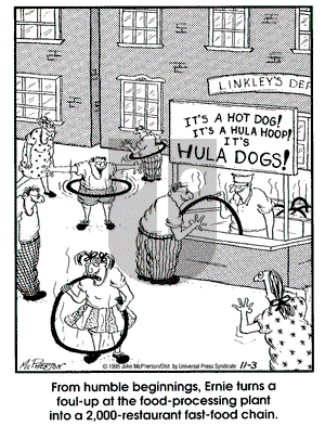 Close to Home on Friday November 3, 1995 Comic Strip