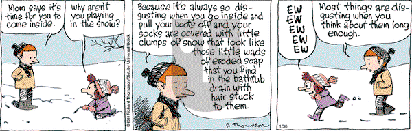 Cul de Sac - Saturday January 30, 2016 Comic Strip