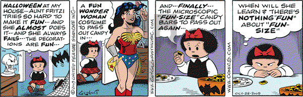 Nancy on Wednesday October 28, 2009 Comic Strip