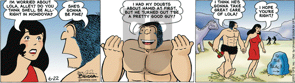 Alley Oop on Friday June 22, 2012 Comic Strip