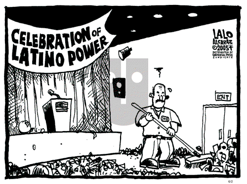 Lalo Alcaraz on Thursday June 2, 2005 Comic Strip