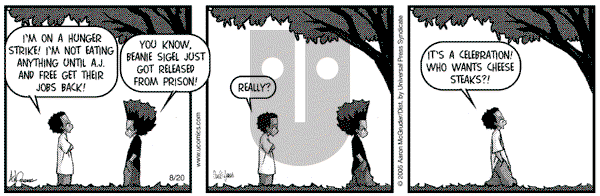 The Boondocks on Saturday March 23, 2013 Comic Strip