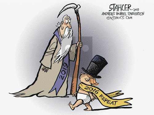 Jeff Stahler on Tuesday December 31, 2019 Comic Strip