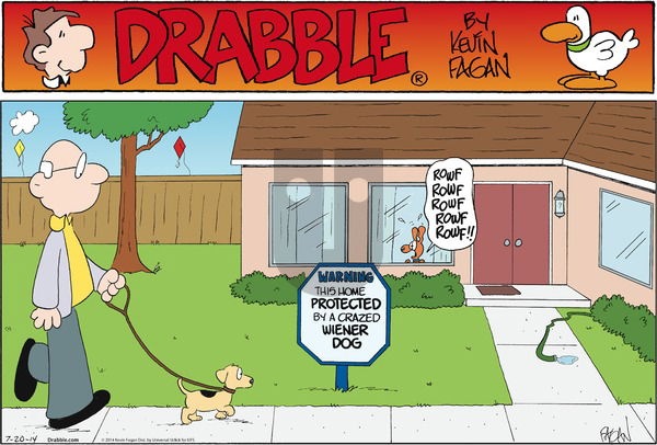 Drabble on Sunday July 20, 2014 Comic Strip