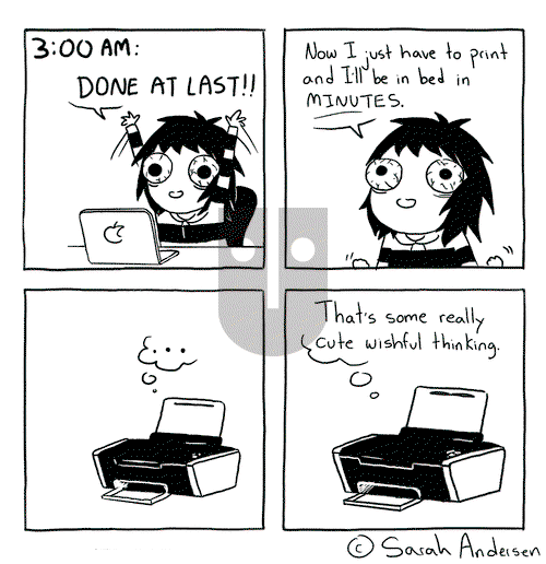 Sarah's Scribbles on Wednesday April 1, 2015 Comic Strip