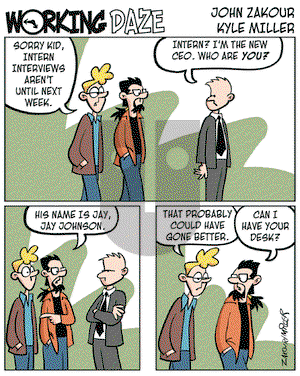 Working Daze on Wednesday March 1, 2006 Comic Strip