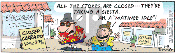 Frank and Ernest - Monday January 8, 2007 Comic Strip