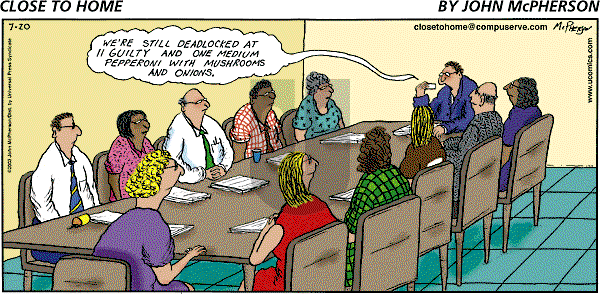 Close to Home on Sunday July 20, 2003 Comic Strip