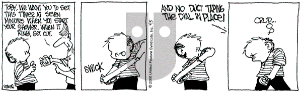 The Buckets on Wednesday April 5, 2000 Comic Strip