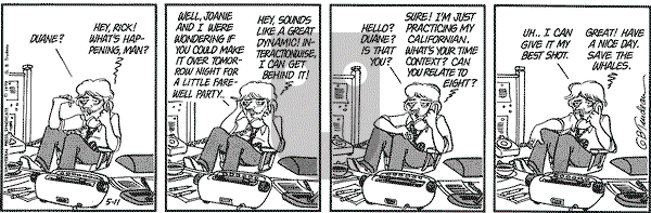 Doonesbury on Friday May 11, 1979 Comic Strip